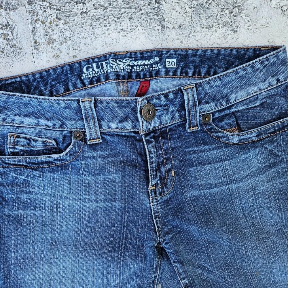 Guess Jeans Women Denim Jeans Blue Cotton Slim Fit Jean Size 30 - Picture 7 of 13
